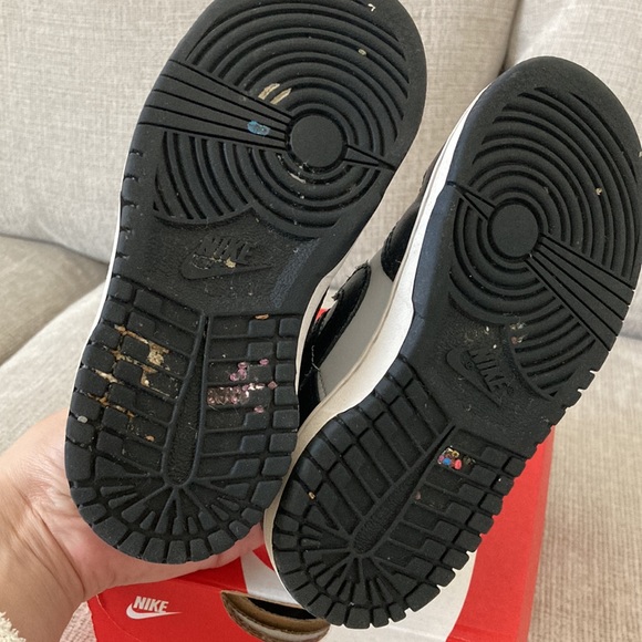 Toddler Nike Dunk Low 9C Wolf Grey/Dark Obsidian - Picture 4 of 5